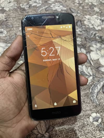Motorola E4 good condition official PTA approved “03122”819227”