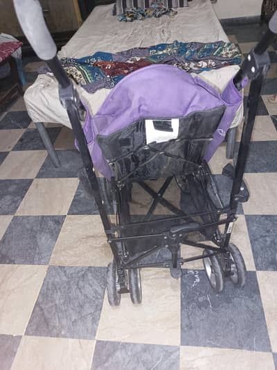 cangaroo brand pram only purple and black color