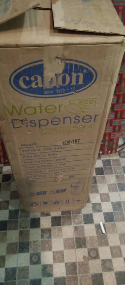Canon water dispenser unused