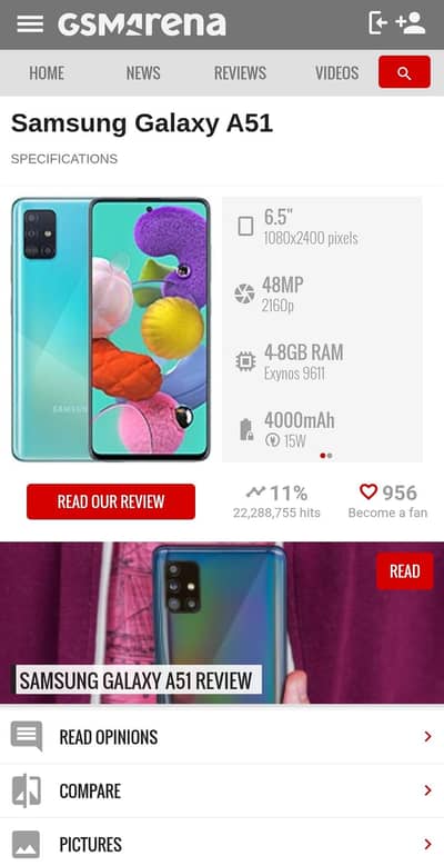 Samsung Mobile A51