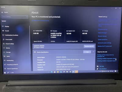 HP 15 Laptop Core i3 7th Gen / 8GB RAM / 1TB HDD – Used Condition