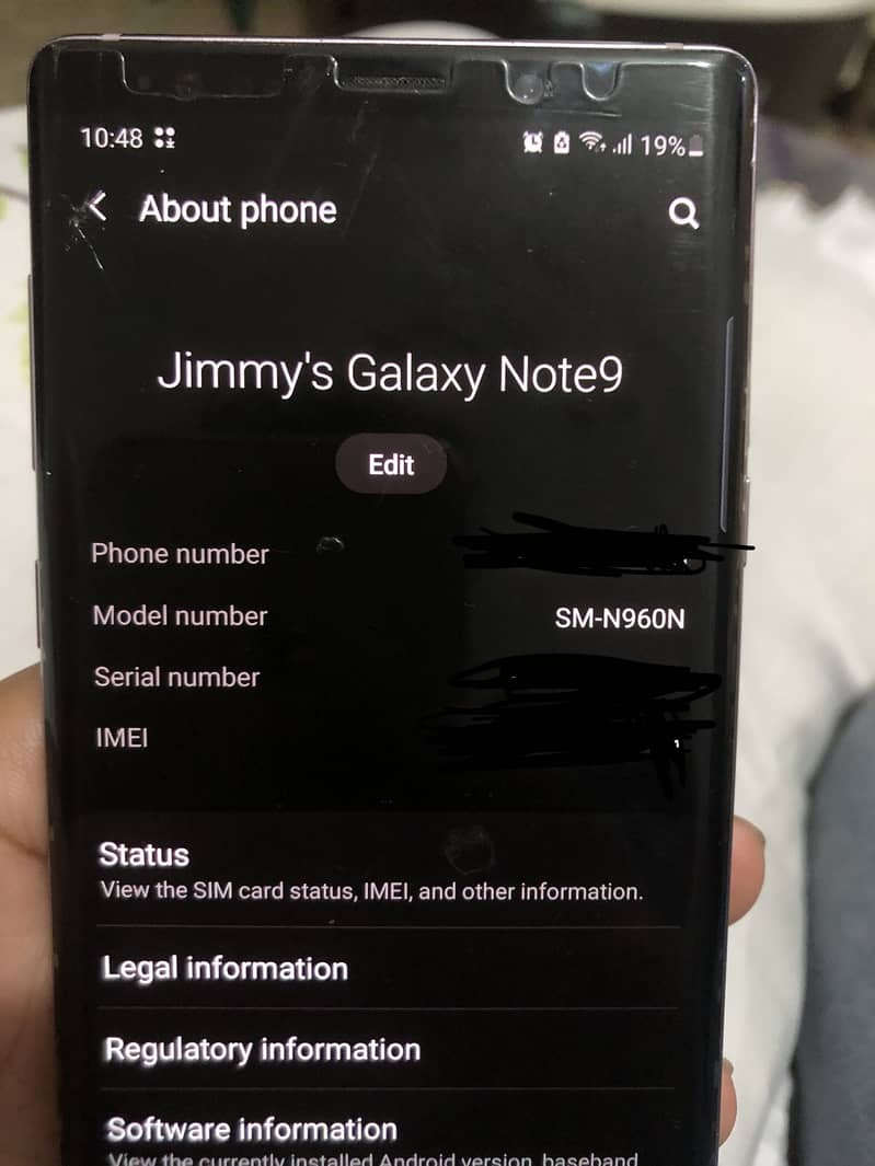 Samsung Mobile Note 9 0