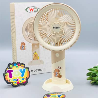 Kids rechargeable fan Mini Fan”,It’s a small portable fan