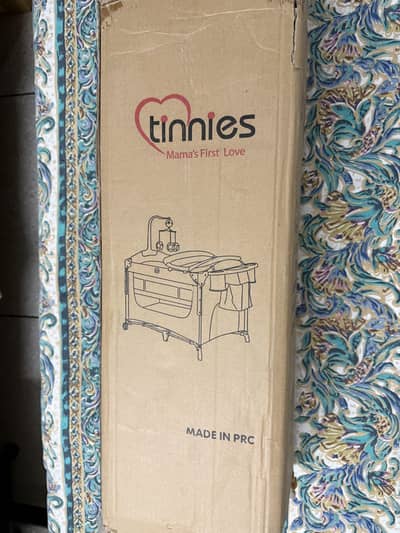 Tinnies T302 Baby Playard / Travel Cot BLUE COLOUR– Like New