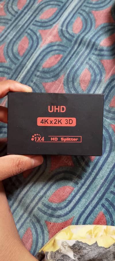 IMPORT 2 RT UHD 4Kx2K 3D 1x4 HDMI Splitter, 4 Ports - Black  10 by 10