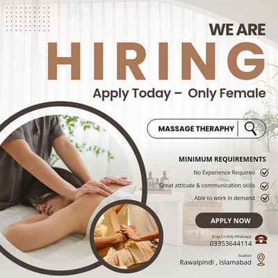 Female Staff Required