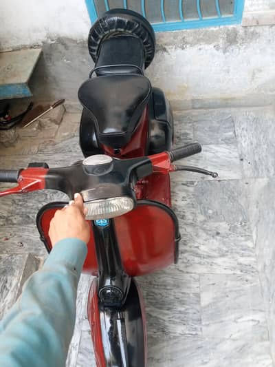 Vespa Piaggo Scooter 2 stroke. 77 model. just buy and drive