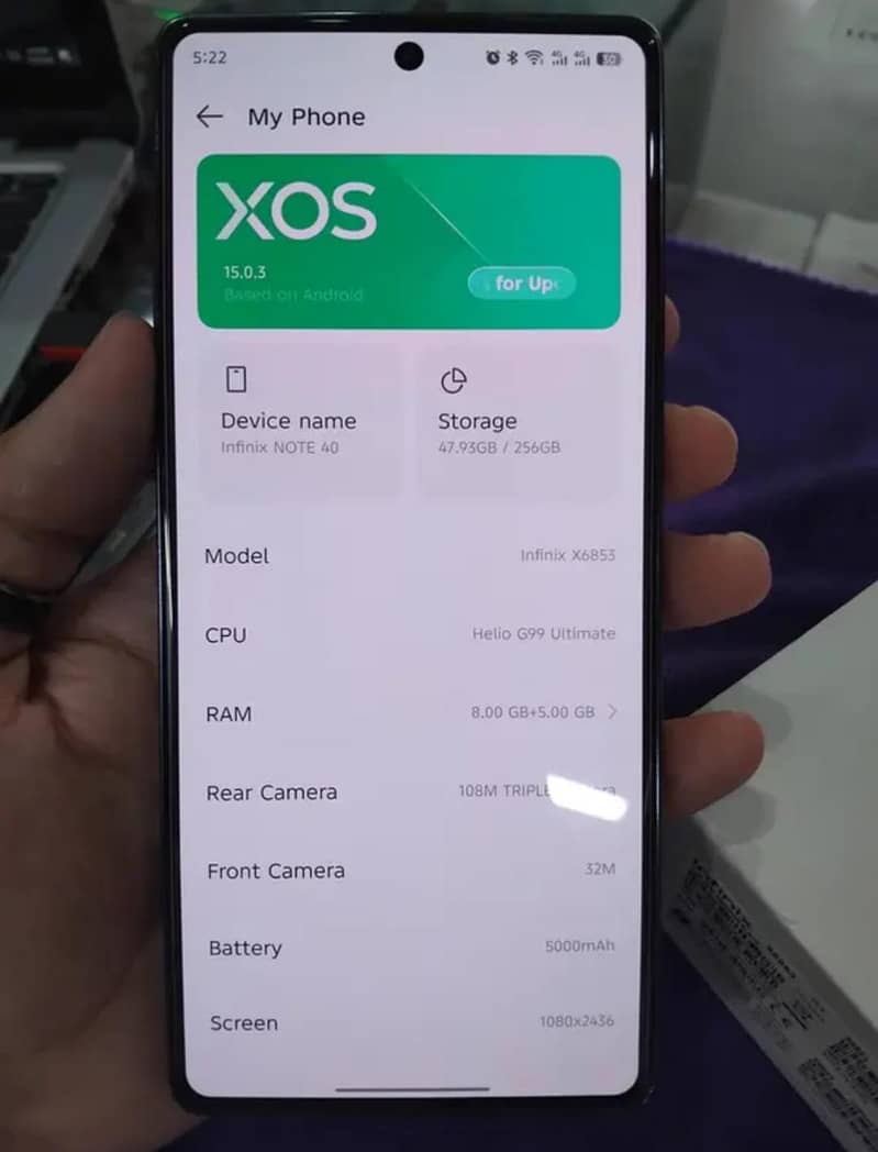 Infinix Note 40 5
