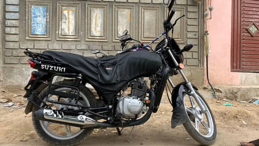 Suzuki GD 110S 2025 Black | 8000 KM Driven | Lie New Bike  Condition