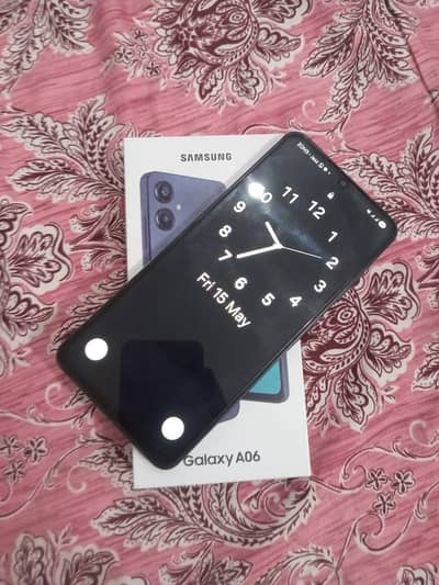SAMSUNG A06 Mobile 6/ 128 Gb with Box 4 month warranty available 10/10