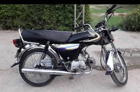 Honda Cd 70 Model 2015 Color Black