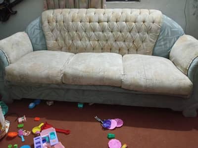 sofa set with cover
