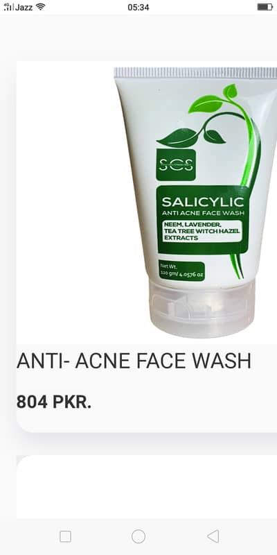 Best face wash for acni skin