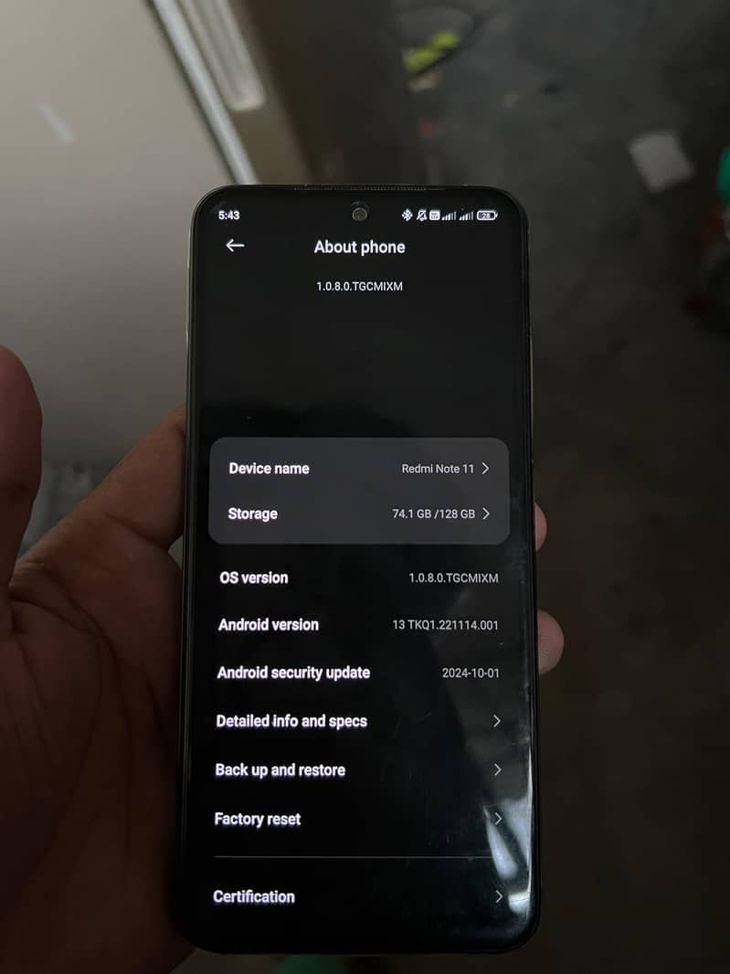 Xiaomi Redmi Note 11 5