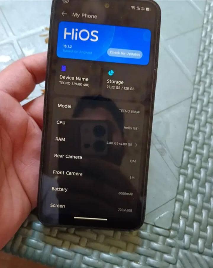 Tecno Spark 40c 1