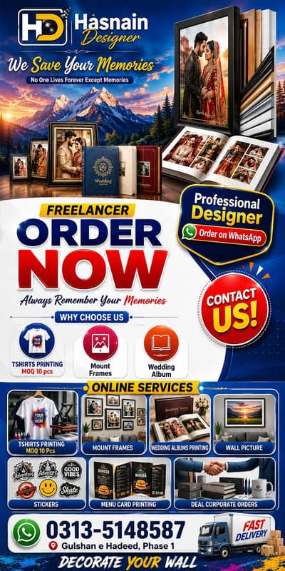 HASNAIN DESIGNER & PRINTING SERVICES