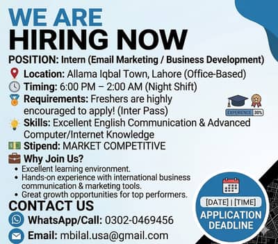Fresher Intern (Email Marketing)