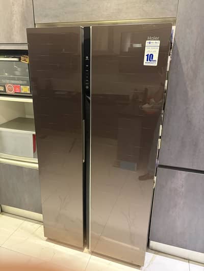 Haier double door fridge