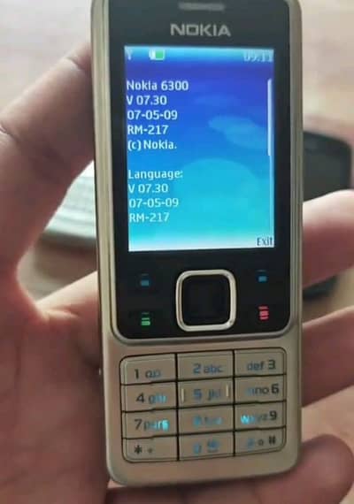 Nokia old original 6300 pta approved for sale