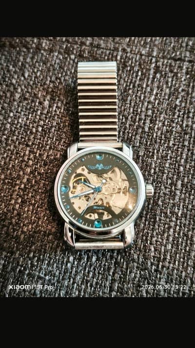 T-Winner Skeleton Mechanical Watch Germany Imported Men's Luxury