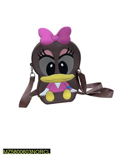 Pink Bow pop it design shouldder bags for kids with Santa design.