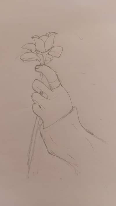 giving rose to loveone