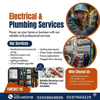 Electriction and plumbers