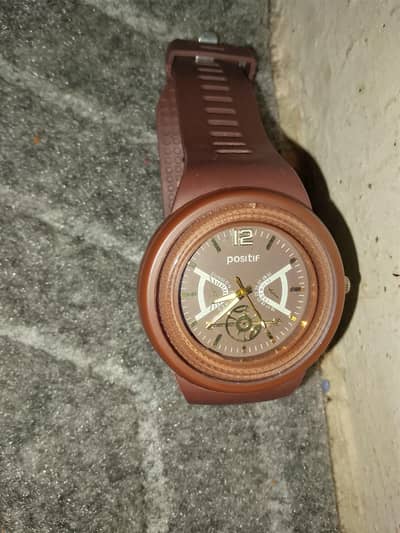 Positif Original Wrist Watch – Brown Color – Good Condition