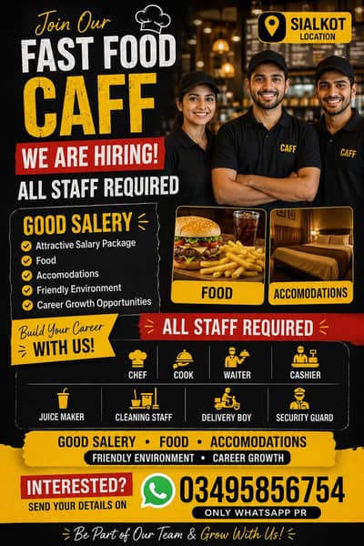 order taker and waiter