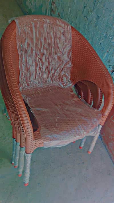 Brand New Plastic Furniture Set -4 Chairs + 1  table