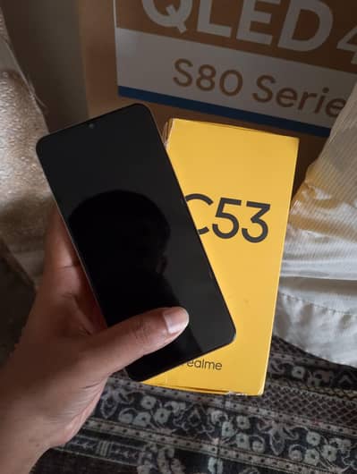 Realme c53 6/128 with box charger seald