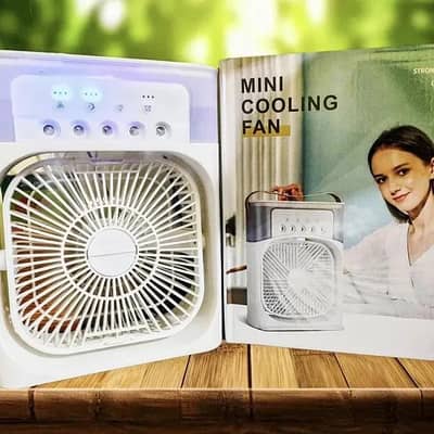 Portable mini eir cooler fan with humidifier for summer use