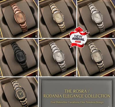 Timeless Elegance: ROSRA Luxury Two-Tone Quartz Watch for Women