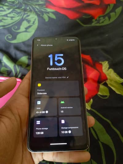 Vivo Y04 Vivo Y04  6/128 condition 10/10 ladies use