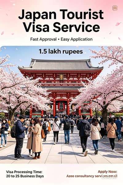 japan ka visit visa available on 150k