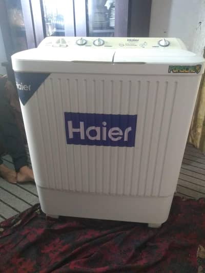 Haier washing machine semiautomatic capacity 10 kg