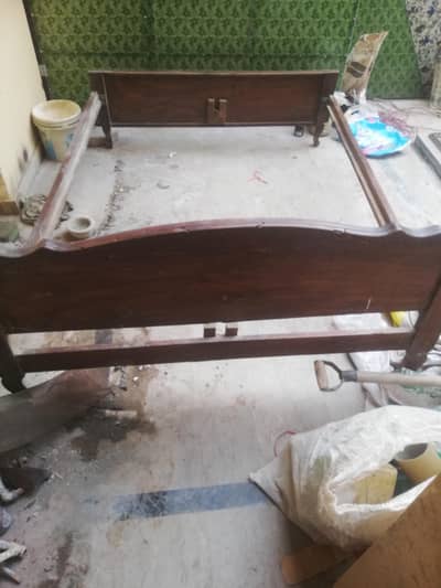 pure wood bed