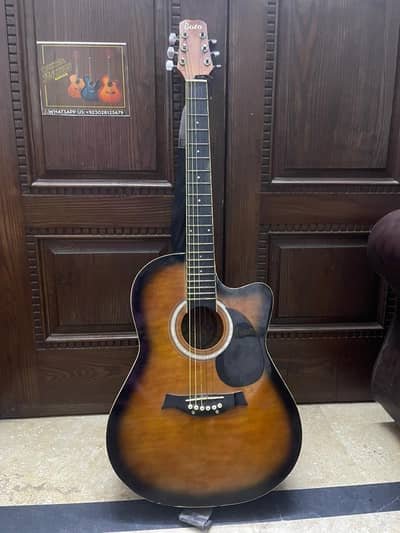 Acoustic guitar wooden truss rode