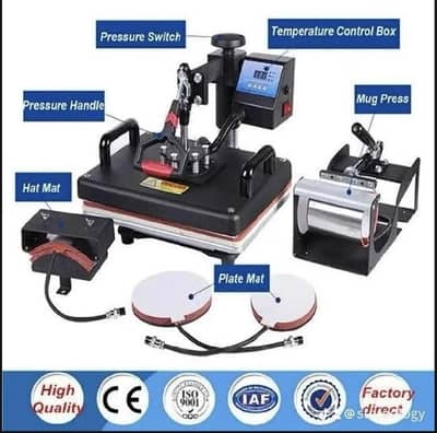 Heatpress Machine, Sub. sheets, Sublimation Shirts Kits Printing
