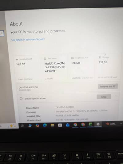 Lenovo Thinkpad core i5 7th generation good working
