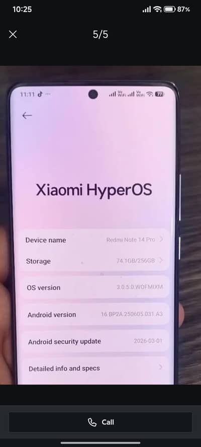 Xiaomi Redmi note 14 pro