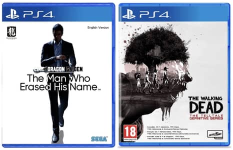 Buying PS4 Games: Like a Dragon Gaiden & The Walking Dead Telltale PS4