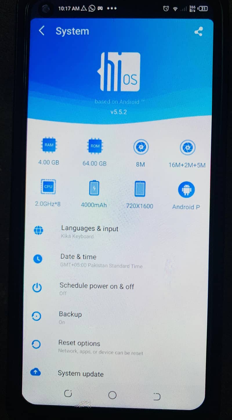 Tecno kc3 7