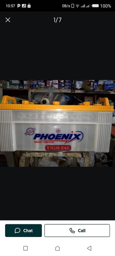 Phoinex 245 UGS MODEL 25 PLATE PER CELL 180 AMPS
