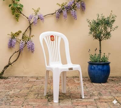 Premium 100% Pure Plastic Stackable Chairs | Ultra-Strong & High-Shine