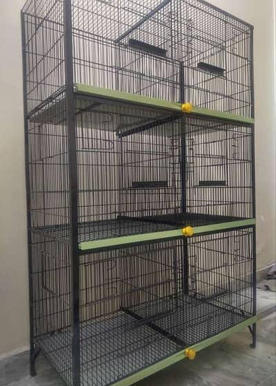 Birds Heavy Iron Cage For Sale With Free Accessories !!