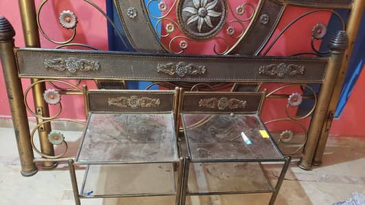 strong iron bed set for sale
