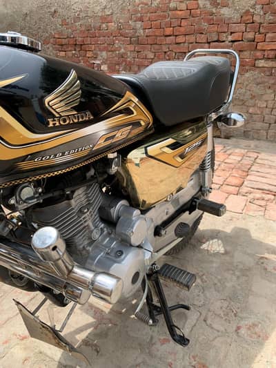 Honda Cg 125 slaf start. 5 stroke gold edition