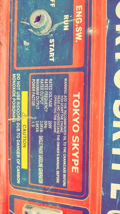 Used 3.5 kva Tokyo skype 100% copper generator