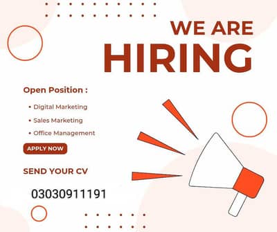URGENT STAFF REQUIRED FOR OFFICE WORK AND ONLINE WORK